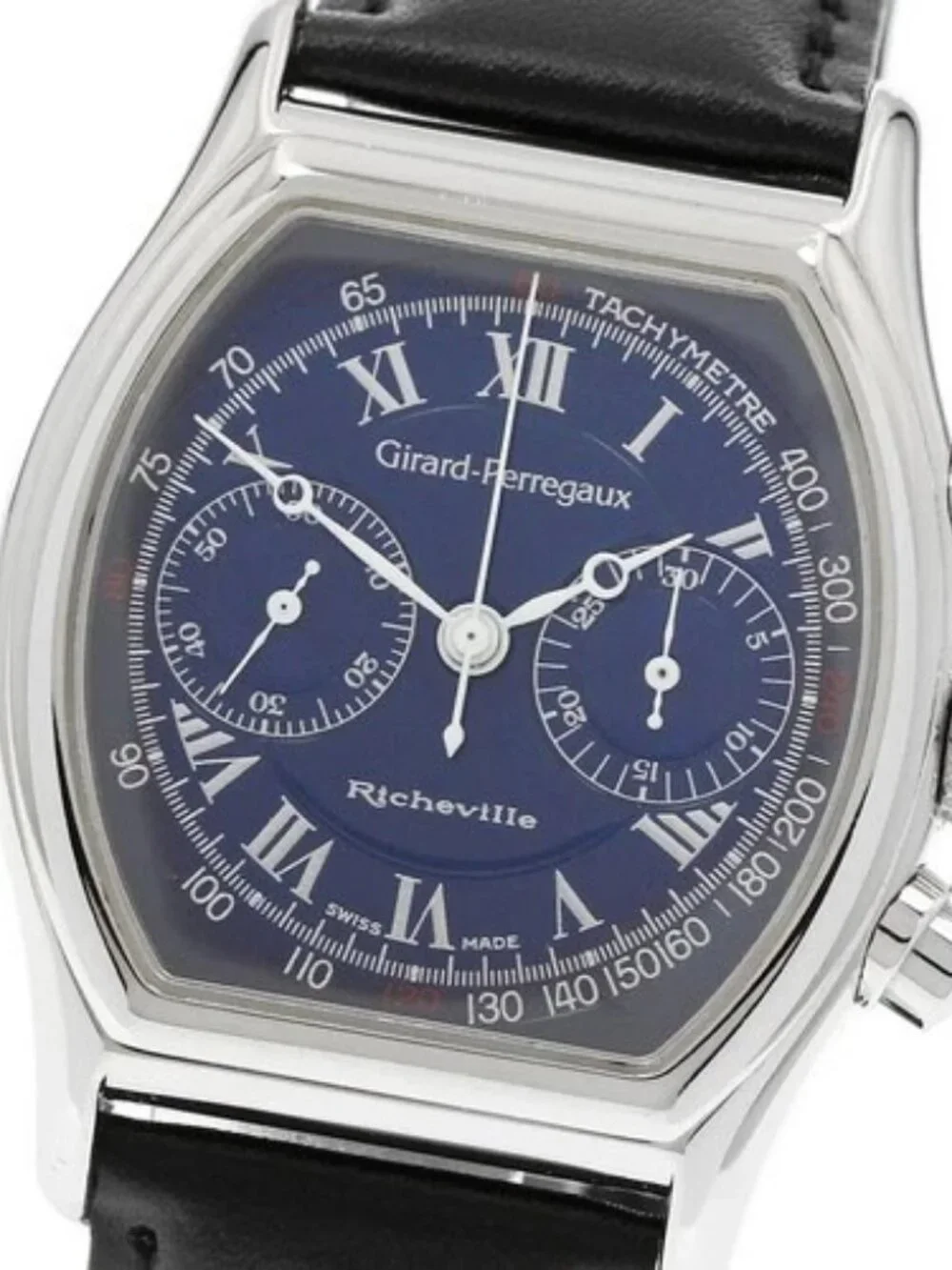 GIRARD PERREGAUX Richeville 2710 Chronograph blue Dial Hand Winding Men's_958671